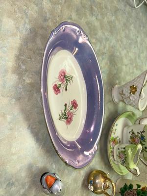 VINTAGE HAND PAINTED GLASS/CHINA MOSTLY FROM JAPAN