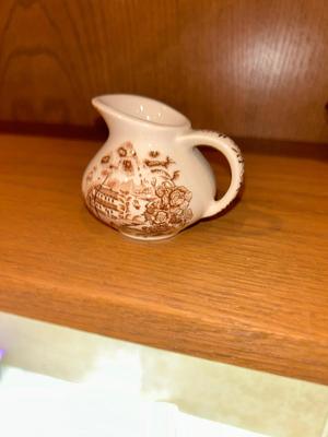 CUT WHITE MILK GLASS DISH, ADORABLE BONE CHINA DALMATIANS AND OTHER SMALL GLASS FRIENDS!