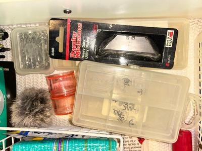 CATCHALL KITCHEN DRAWER PACKED FULL OF GOODS