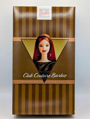 LOT 21P: NRFB Mattel Barbie Collector Edition Doll, Club Couture Barbie, 1999 ID #26068