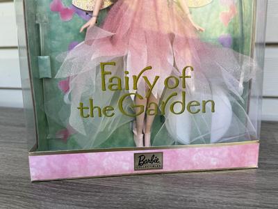 LOT 40P: NRFB Mattel Barbie Collector Edition The Enchanted World of Fairies Dolls: #1 1999 Fairy of the Forest (25639) & #2 2000...
