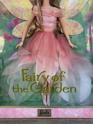 LOT 40P: NRFB Mattel Barbie Collector Edition The Enchanted World of Fairies Dolls: #1 1999 Fairy of the Forest (25639) & #2 2000...