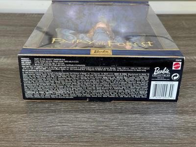LOT 40P: NRFB Mattel Barbie Collector Edition The Enchanted World of Fairies Dolls: #1 1999 Fairy of the Forest (25639) & #2 2000...