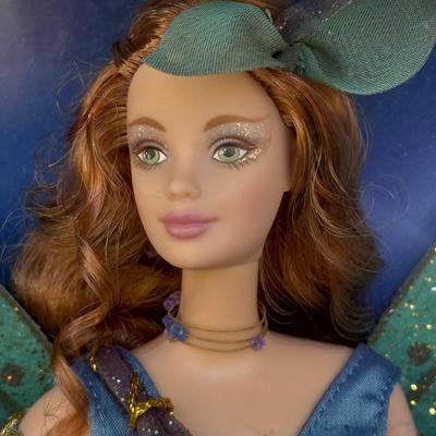 LOT 40P: NRFB Mattel Barbie Collector Edition The Enchanted World of Fairies Dolls: #1 1999 Fairy of the Forest (25639) & #2 2000...