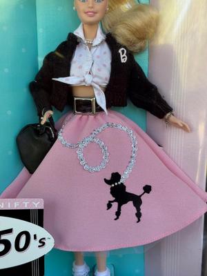 LOT 41P: NRFB Mattel Barbie Collector Edition Dolls, 2000 Great Fashions of the 20th Century: Groovy 60's (27676) & Nifty...