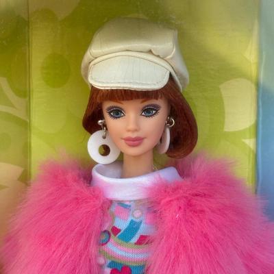 LOT 41P: NRFB Mattel Barbie Collector Edition Dolls, 2000 Great Fashions of the 20th Century: Groovy 60's (27676) & Nifty...