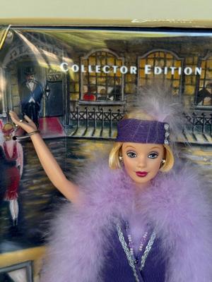LOT 42P: NRFB Mattel Barbie Collector Edition Dolls: 1910s Promenade in the Park (18630) 1920s Dance 'til Dawn (19631), 1930s...