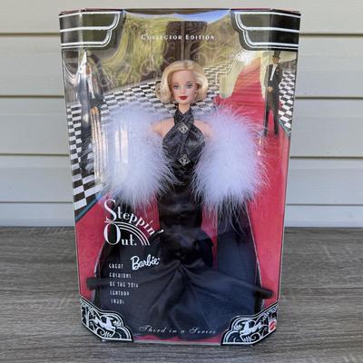 LOT 42P: NRFB Mattel Barbie Collector Edition Dolls: 1910s Promenade in the Park (18630) 1920s Dance 'til Dawn (19631), 1930s...