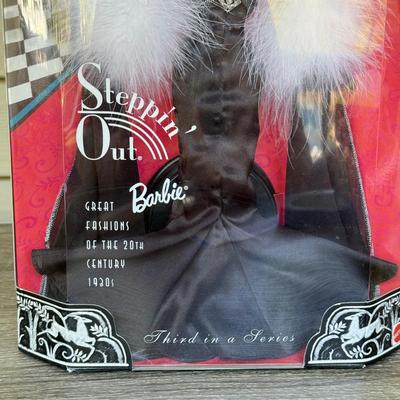 LOT 42P: NRFB Mattel Barbie Collector Edition Dolls: 1910s Promenade in the Park (18630) 1920s Dance 'til Dawn (19631), 1930s...