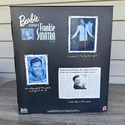 LOT 43P: NRFB Mattel Barbie Collector Edition Giftsets: 1996 Barbie Loves Elvis (17450) & 1999 Barbie Loves Frankie Sinatra (22953)