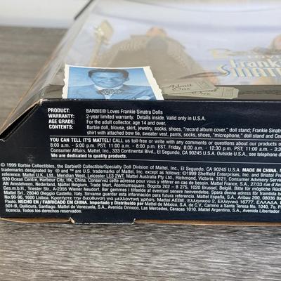 LOT 43P: NRFB Mattel Barbie Collector Edition Giftsets: 1996 Barbie Loves Elvis (17450) & 1999 Barbie Loves Frankie Sinatra (22953)