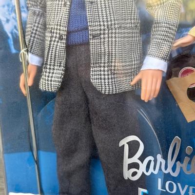 LOT 43P: NRFB Mattel Barbie Collector Edition Giftsets: 1996 Barbie Loves Elvis (17450) & 1999 Barbie Loves Frankie Sinatra (22953)