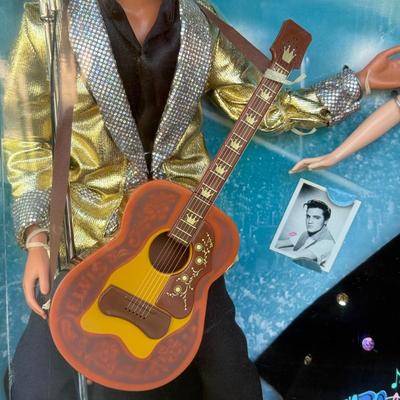 LOT 43P: NRFB Mattel Barbie Collector Edition Giftsets: 1996 Barbie Loves Elvis (17450) & 1999 Barbie Loves Frankie Sinatra (22953)