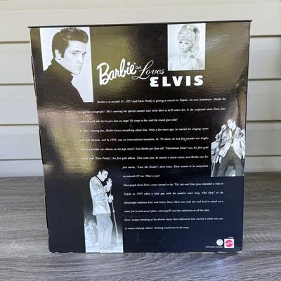 LOT 43P: NRFB Mattel Barbie Collector Edition Giftsets: 1996 Barbie Loves Elvis (17450) & 1999 Barbie Loves Frankie Sinatra (22953)