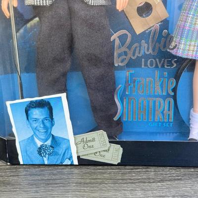 LOT 43P: NRFB Mattel Barbie Collector Edition Giftsets: 1996 Barbie Loves Elvis (17450) & 1999 Barbie Loves Frankie Sinatra (22953)