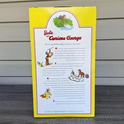 LOT 44P: NRFB Mattel Barbie Collector Edition Dolls: Tale of Peter Rabbit (19360), Barbie & Snoopy (55558) & Curious George (28789)