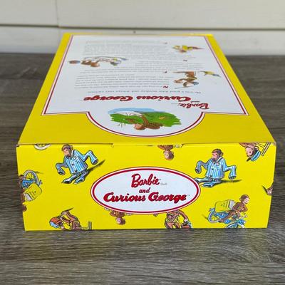 LOT 44P: NRFB Mattel Barbie Collector Edition Dolls: Tale of Peter Rabbit (19360), Barbie & Snoopy (55558) & Curious George (28789)