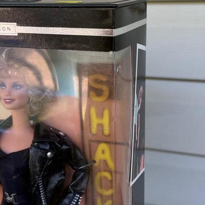 LOT 45P: NRFB Mattel Barbie Collector Edition Dolls w/ COAs: That Girl (56705), Bewitched (53570) & Grease Sandy (B2570)