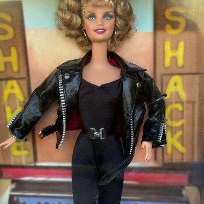 LOT 45P: NRFB Mattel Barbie Collector Edition Dolls w/ COAs: That Girl (56705), Bewitched (53570) & Grease Sandy (B2570)