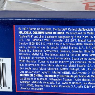 LOT 46P: NRFB Mattel Barbie Collector Edition 1960 & 1962 Doll Fashion Reproductions: 1995 Brunette Enchanted Evening Barbie &...