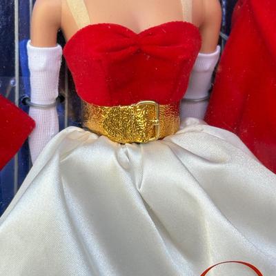 LOT 46P: NRFB Mattel Barbie Collector Edition 1960 & 1962 Doll Fashion Reproductions: 1995 Brunette Enchanted Evening Barbie &...