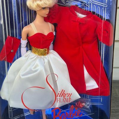 LOT 46P: NRFB Mattel Barbie Collector Edition 1960 & 1962 Doll Fashion Reproductions: 1995 Brunette Enchanted Evening Barbie &...