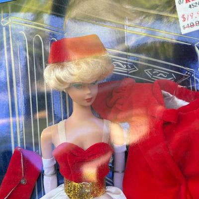 LOT 46P: NRFB Mattel Barbie Collector Edition 1960 & 1962 Doll Fashion Reproductions: 1995 Brunette Enchanted Evening Barbie &...