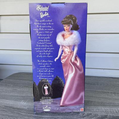 LOT 46P: NRFB Mattel Barbie Collector Edition 1960 & 1962 Doll Fashion Reproductions: 1995 Brunette Enchanted Evening Barbie &...