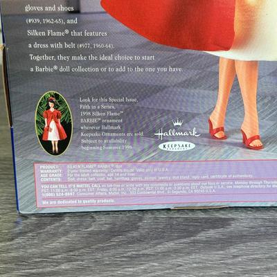 LOT 46P: NRFB Mattel Barbie Collector Edition 1960 & 1962 Doll Fashion Reproductions: 1995 Brunette Enchanted Evening Barbie &...