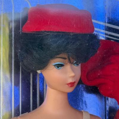 LOT 46P: NRFB Mattel Barbie Collector Edition 1960 & 1962 Doll Fashion Reproductions: 1995 Brunette Enchanted Evening Barbie &...
