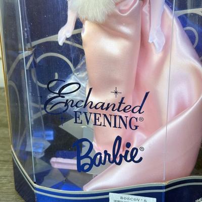 LOT 46P: NRFB Mattel Barbie Collector Edition 1960 & 1962 Doll Fashion Reproductions: 1995 Brunette Enchanted Evening Barbie &...