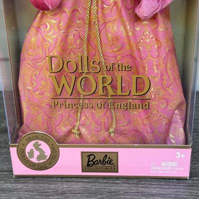 LOT 47P: NRFB 2003 Mattel Barbie Collector Edition Princess Dolls of The World: Princess of Japan (B5731) & Princess of England (B3459)