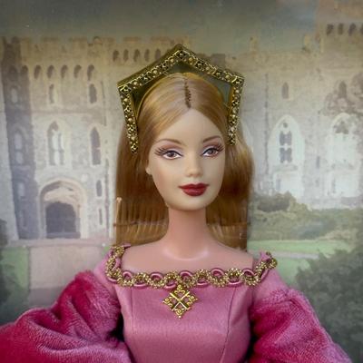 LOT 47P: NRFB 2003 Mattel Barbie Collector Edition Princess Dolls of The World: Princess of Japan (B5731) & Princess of England (B3459)