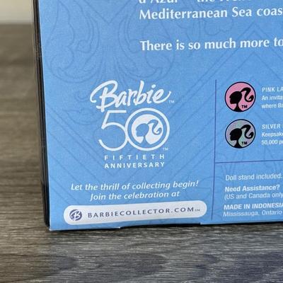 LOT 48P: NRFB Mattel Barbie Collector Edition Dolls of the World France: 2008 Pink Label 50th Anniversary (N4972) & 1992 Second...