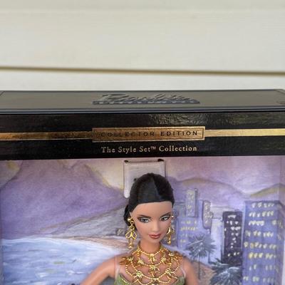 LOT 49P: NRFB Mattel Barbie Collector Edition The Style Set Dolls: 2003 Bohemian Glamour (B2512), 2002 Exotic Beauty (B0149) & 2001...