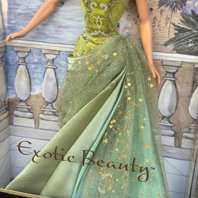 LOT 49P: NRFB Mattel Barbie Collector Edition The Style Set Dolls: 2003 Bohemian Glamour (B2512), 2002 Exotic Beauty (B0149) & 2001...