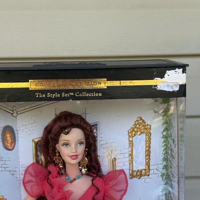 LOT 49P: NRFB Mattel Barbie Collector Edition The Style Set Dolls: 2003 Bohemian Glamour (B2512), 2002 Exotic Beauty (B0149) & 2001...