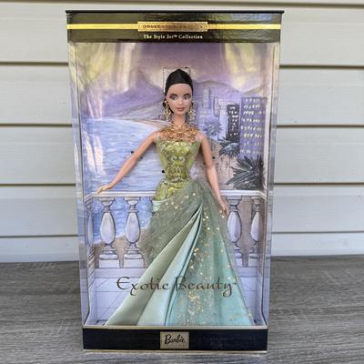 LOT 49P: NRFB Mattel Barbie Collector Edition The Style Set Dolls: 2003 Bohemian Glamour (B2512), 2002 Exotic Beauty (B0149) & 2001...