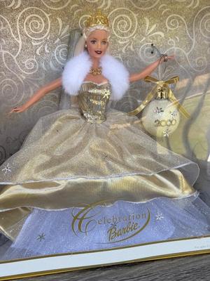 LOT 50P: NRFB Mattel Barbie Dolls: 2000 Limited Edition Barbie Collector Club Holiday Treasures Barbie (27673), 1999 Millennium Princess...