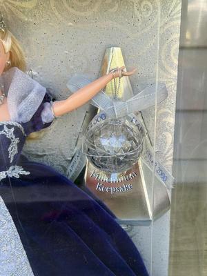 LOT 50P: NRFB Mattel Barbie Dolls: 2000 Limited Edition Barbie Collector Club Holiday Treasures Barbie (27673), 1999 Millennium Princess...