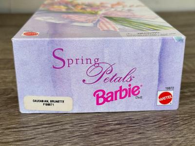 LOT 51P: NRFB Mattel Special Edition Barbie Dolls: 1997 Easter Style Barbie (17651) & Avon Exclusives: Brunette Spring Petals Barbie...
