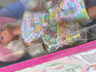 LOT 51P: NRFB Mattel Special Edition Barbie Dolls: 1997 Easter Style Barbie (17651) & Avon Exclusives: Brunette Spring Petals Barbie...