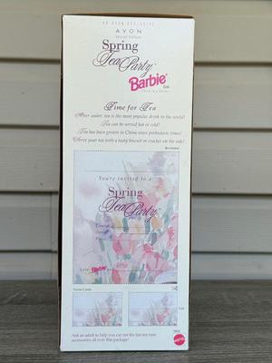 LOT 51P: NRFB Mattel Special Edition Barbie Dolls: 1997 Easter Style Barbie (17651) & Avon Exclusives: Brunette Spring Petals Barbie...