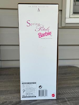 LOT 51P: NRFB Mattel Special Edition Barbie Dolls: 1997 Easter Style Barbie (17651) & Avon Exclusives: Brunette Spring Petals Barbie...