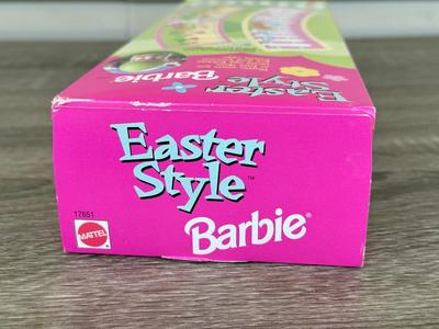 LOT 51P: NRFB Mattel Special Edition Barbie Dolls: 1997 Easter Style Barbie (17651) & Avon Exclusives: Brunette Spring Petals Barbie...