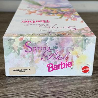 LOT 51P: NRFB Mattel Special Edition Barbie Dolls: 1997 Easter Style Barbie (17651) & Avon Exclusives: Brunette Spring Petals Barbie...