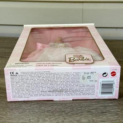 LOT 52P: NRFB Mattel Collector Edition Birthday Wishes Series Barbie Dolls: #1 1998 (21128), #2 1999 (24667) & #3 (28434)