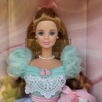 LOT 52P: NRFB Mattel Collector Edition Birthday Wishes Series Barbie Dolls: #1 1998 (21128), #2 1999 (24667) & #3 (28434)