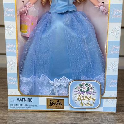 LOT 52P: NRFB Mattel Collector Edition Birthday Wishes Series Barbie Dolls: #1 1998 (21128), #2 1999 (24667) & #3 (28434)