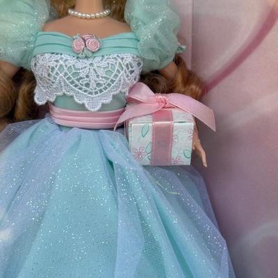 LOT 52P: NRFB Mattel Collector Edition Birthday Wishes Series Barbie Dolls: #1 1998 (21128), #2 1999 (24667) & #3 (28434)